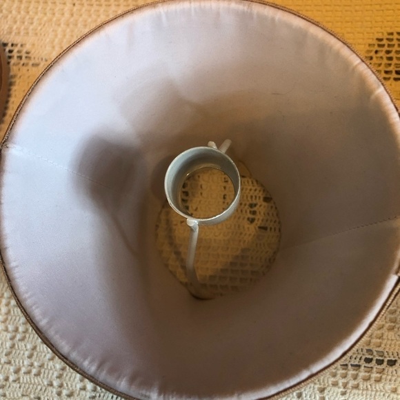 Beige faux Satin Lamp Shades/ 6 / in the set/ for chandelier/ any fixture 5x3x5 - Picture 5 of 8